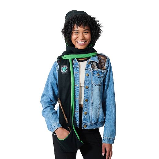 Picture of Harry Potter Slytherin Snood with Wand Pocket