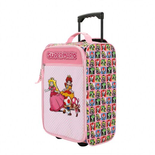 Picture of Super Mario Princess Soft Sided Rolling Luggage