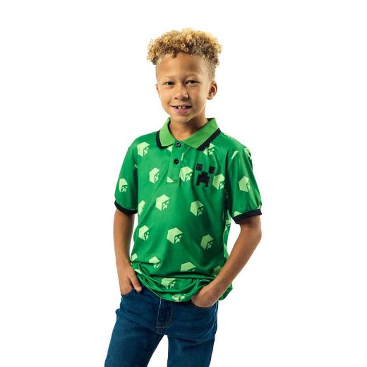 Picture of Minecraft Creeper Youth Polo