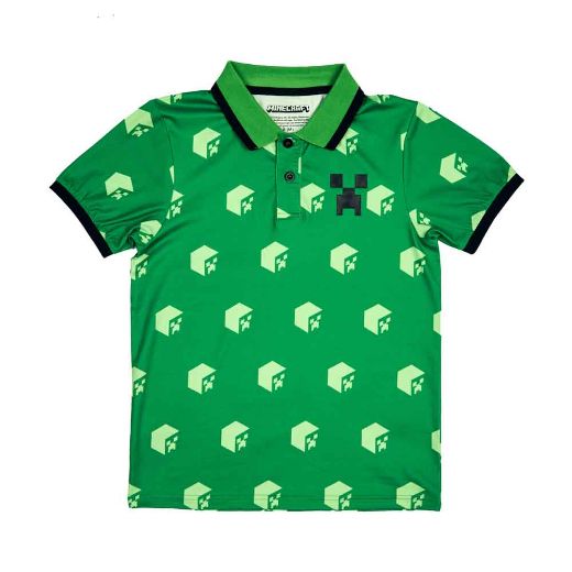 Picture of Minecraft Creeper Youth Polo
