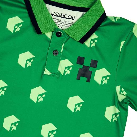 Picture of Minecraft Creeper Youth Polo
