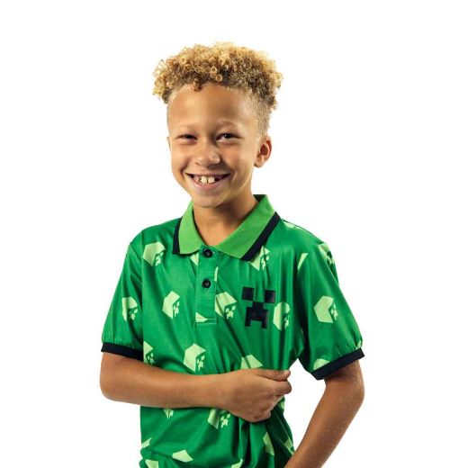 Picture of Minecraft Creeper Youth Polo