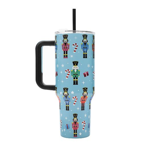 Picture of Bioworld Nutcrackers 40 oz. Stainless Steel Tumbler
