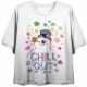 Picture of Frosty the Snowman Chill Out Crop Tee