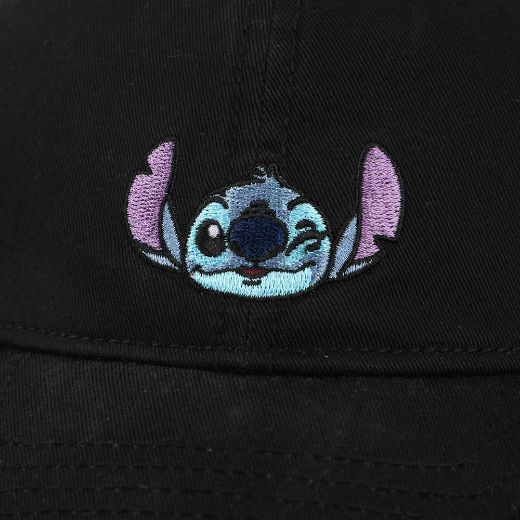 Picture of Disney Stitch Black Embroidered Hat
