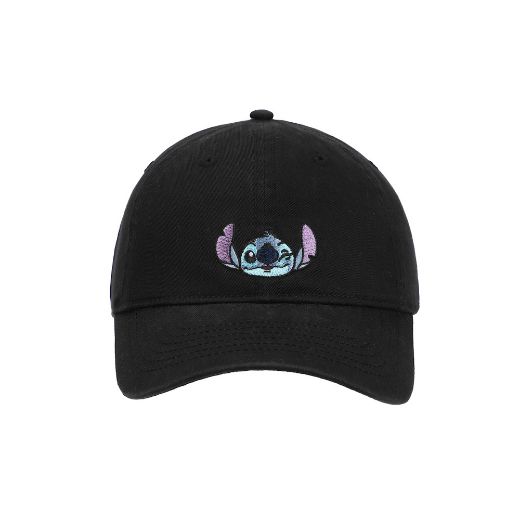 Picture of Disney Stitch Black Embroidered Hat