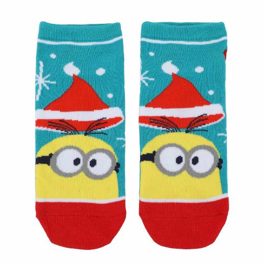 Picture of Minions Holiday 5 Pair Ankle Socks