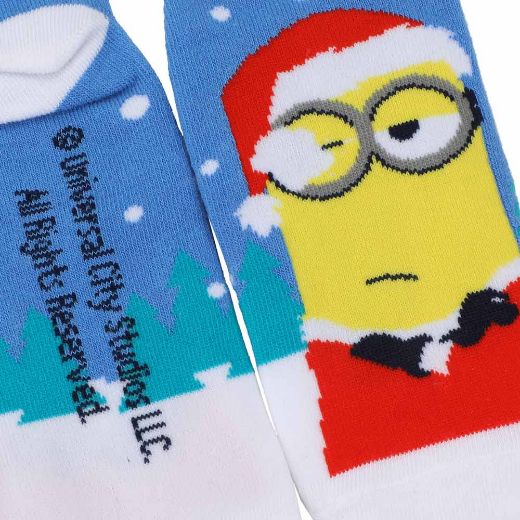 Picture of Minions Holiday 5 Pair Ankle Socks