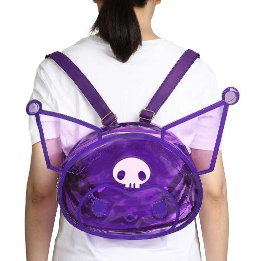 Picture of Kuromi Shaped Clear Mini Backpack