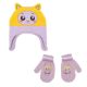 Picture of LankyBox Baby Foxy 3D Youth Beanie & Mittens Combo
