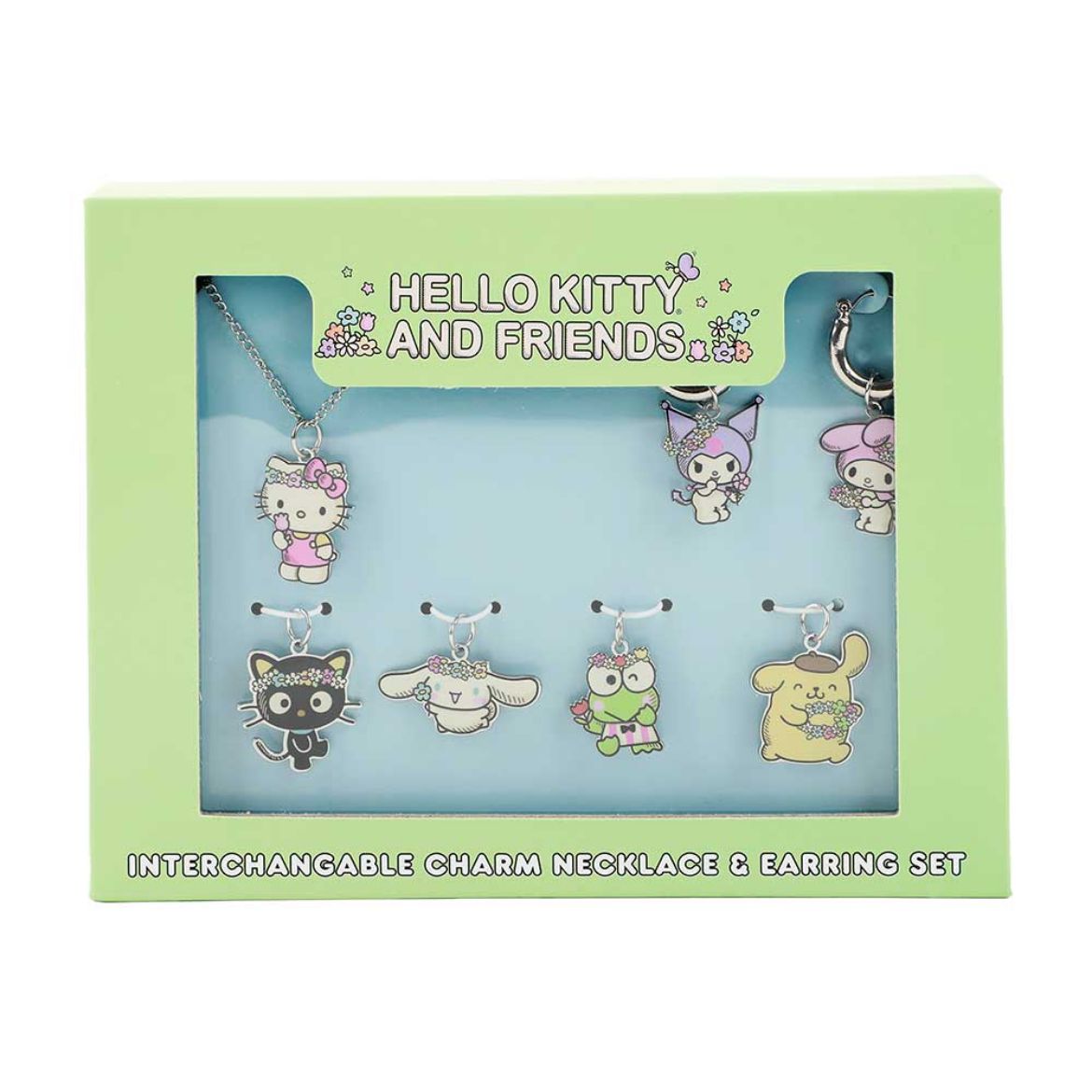 Picture of Hello Kitty & Friends Interchangeable Charm Necklace & Earring Set