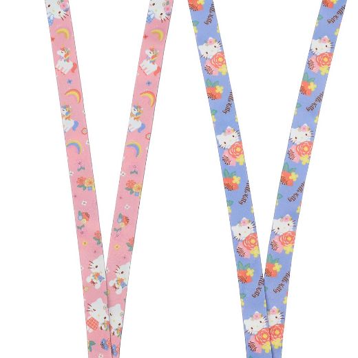 Picture of Hello Kitty Flowers Lanyard