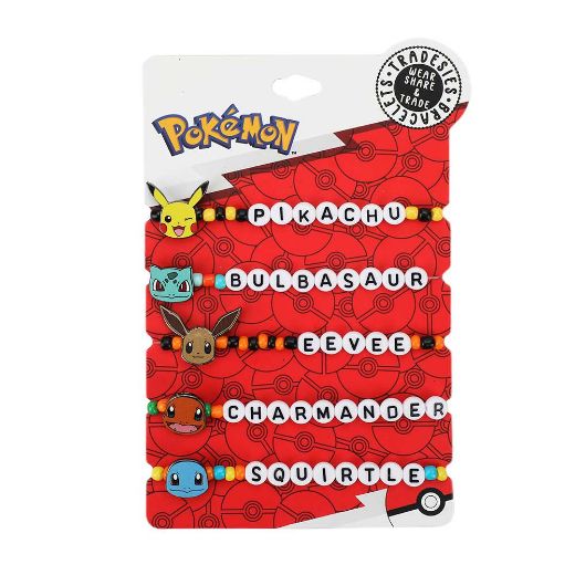Picture of Pokemon 5 pc Tradesies Bracelet Set