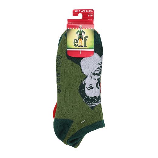 Picture of Elf 5 Pair Ankle Socks