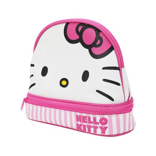 Picture of Hello Kitty Domed Bottom Zip Cosmetic Bag