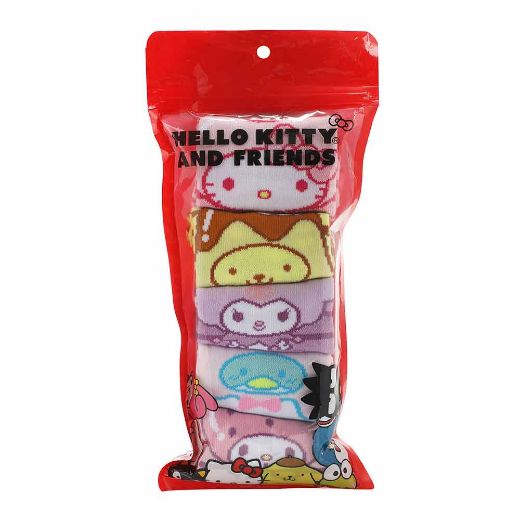 Picture of Hello Kitty & Friends 5 Pair Ankle Socks