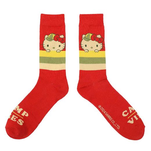 Picture of Hello Kitty Camp Vibes 4 Pair Crew Socks