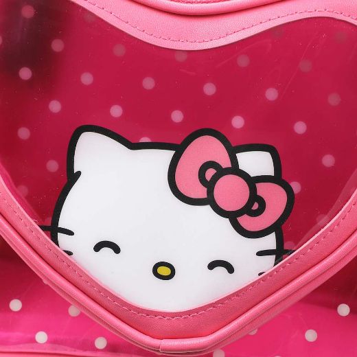 Picture of Hello Kitty Peekaboo Heart Clear Mini Backpack