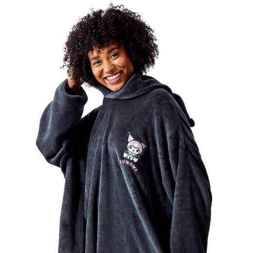 Picture of Kuromi 3D Hoodie Blanket