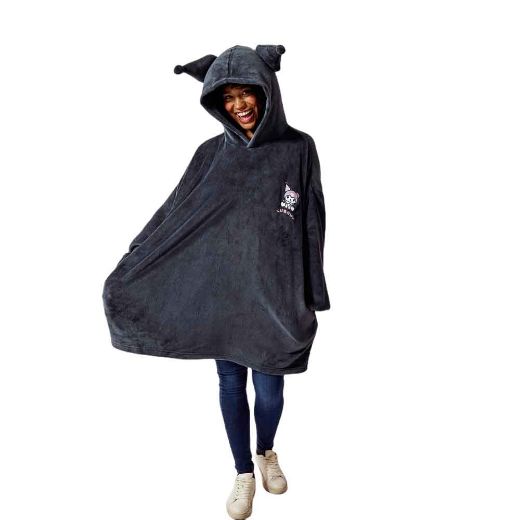 Picture of Kuromi 3D Hoodie Blanket