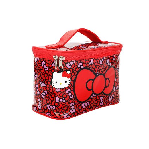 Picture of Hello Kitty Bow Clear Plastic Travel Tote