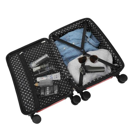 Picture of Disney Mickey Mouse Embossed 20 in. Rolling Luggage