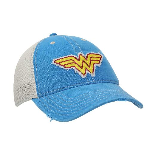 Picture of DC Comics Wonder Woman Distressed Patch Trucker