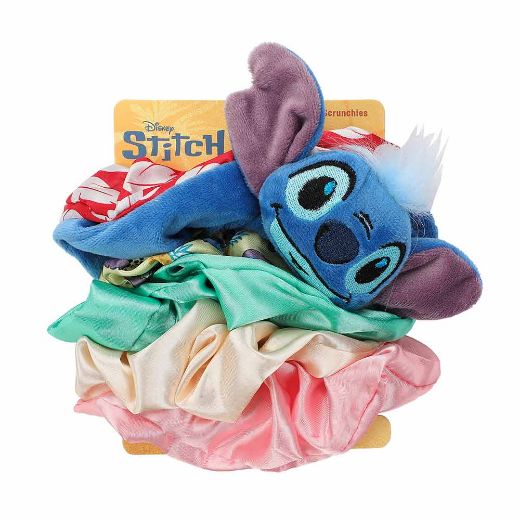 Picture of Disney Stitch 6 Pack 3D Plush Scrunchies