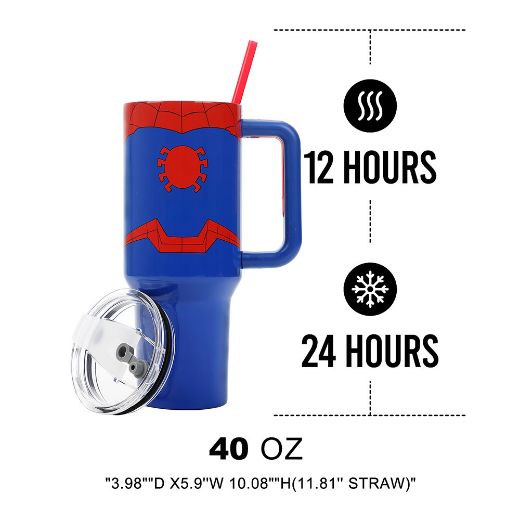 Picture of Marvel Spider-Man Suit 40 oz Stainless Steel Tumbler