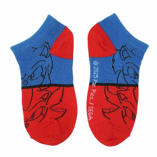Picture of Sonic the Hedgehog Youth 6 Pair Ankle Socks