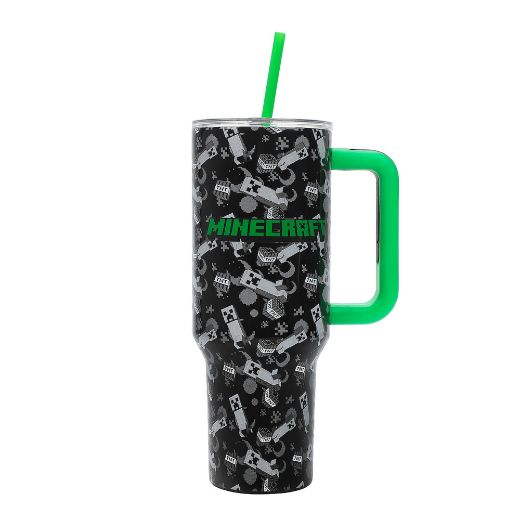 Picture of Minecraft Logo 40 oz. Stainless Steel Tumbler