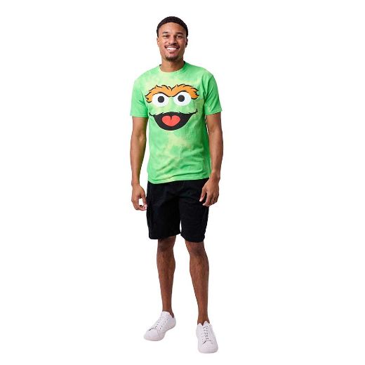 Picture of Sesame Street Oscar the Grouch Cloud Washed Unisex Tee