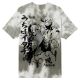 Picture of Naruto Shippuden Itachi Gray Washed Oversized Print Unisex Tee