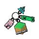 Picture of Minecraft Franchise Multi Charm Keychain