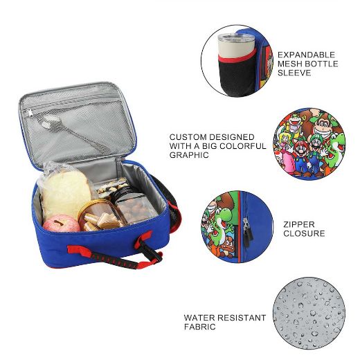 Picture of Super Mario Insulated Lunch Tote