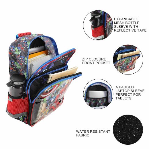 Picture of Marvel Universe Youth Stationery & Backpack Set